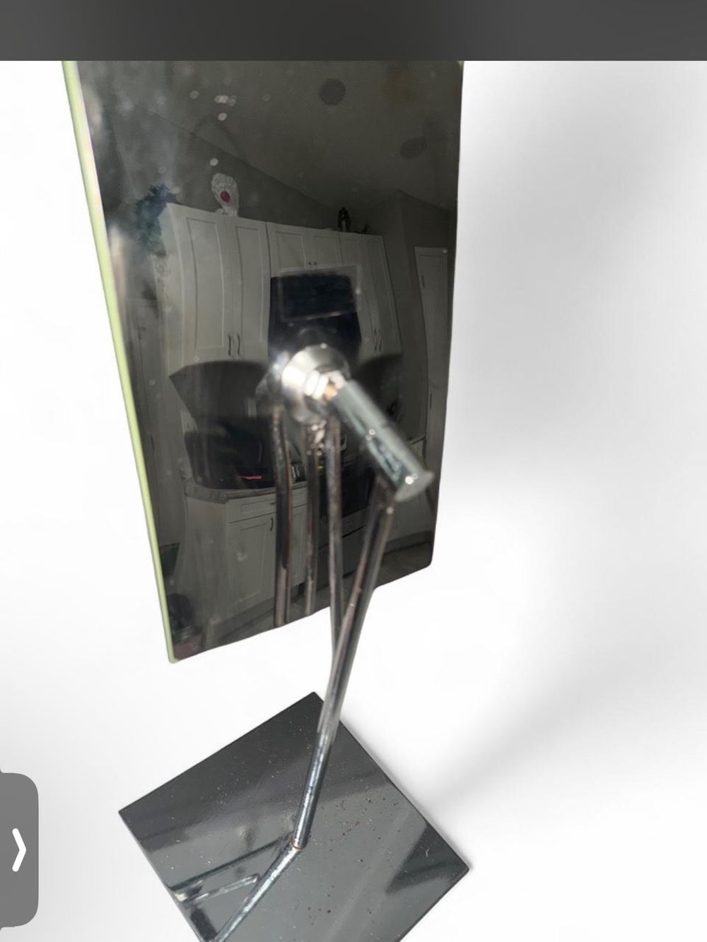 Vanity Mirror with Adjustable Stand - Black